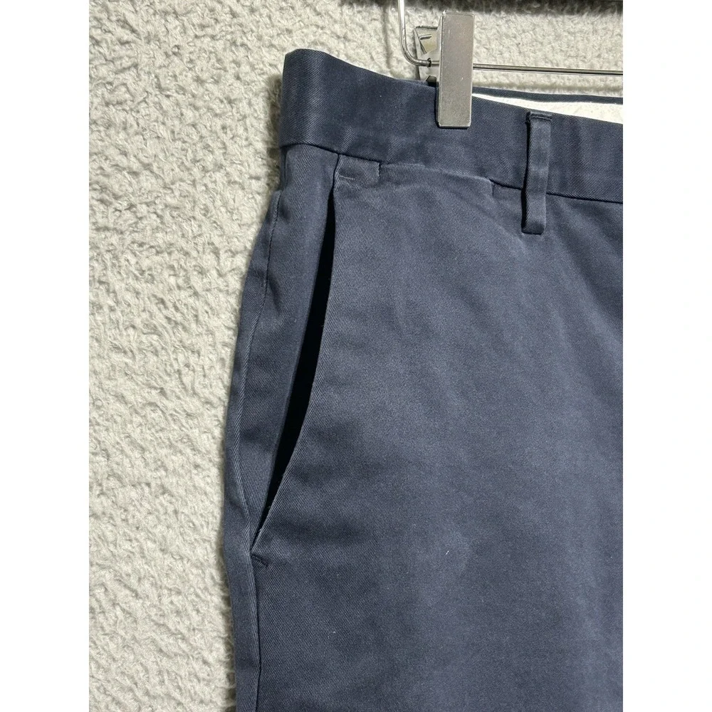 Banana Republic‎ Mason Athletic Tapered Fit Chinos Mens 35x32 Blue Pants Cotton